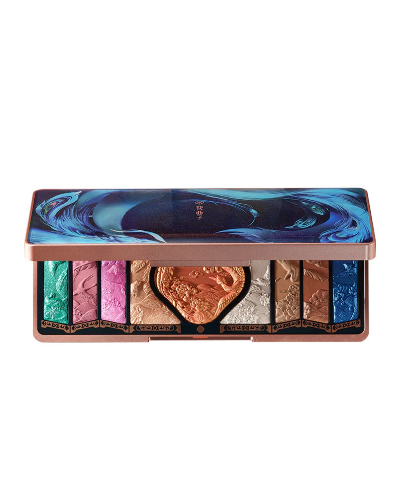 Floral Engraving Phoenix Makeup Palette - Florasis / Paleta de ojos