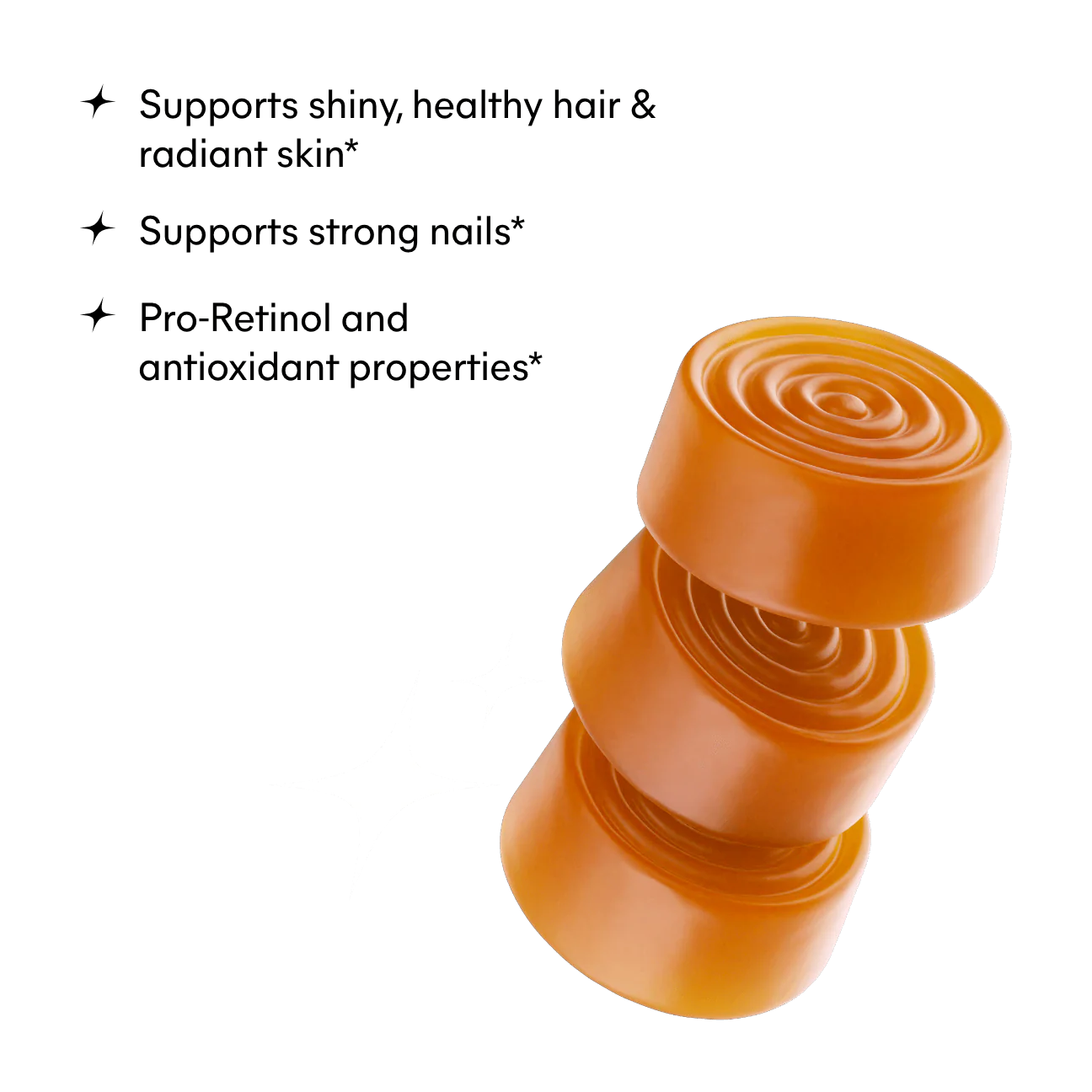 GLOW Hair, Skin & Nails Gummies - lemme / Gomitas para el cabello, piel y uñas