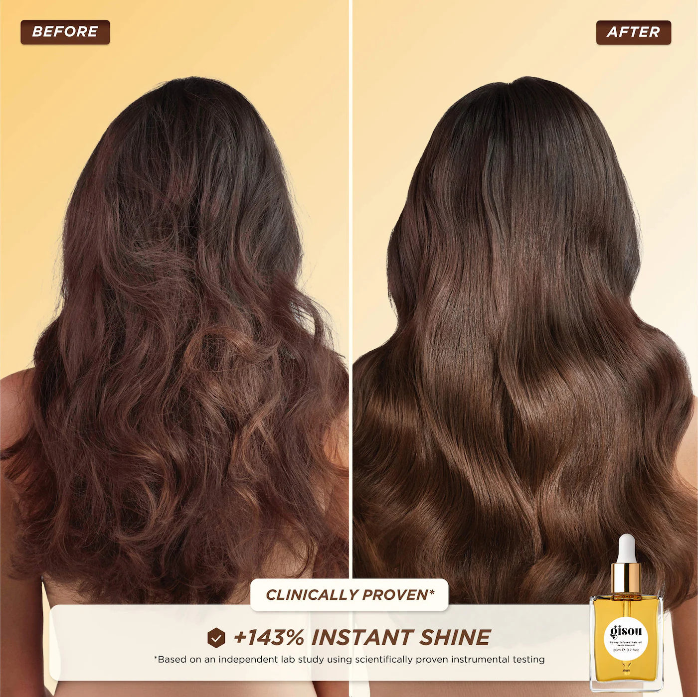 *PREORDEN: Glossy & Glazed Hair & Lip Oil Gift Set - Gisou / Set 2 pzas cabello y labios