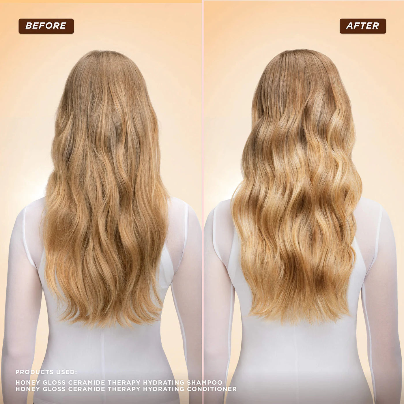 Honey Gloss Ceramide Therapy Hydrating Shampoo & Conditioner Duo - Gisou / Set de shampoo y acondicionador