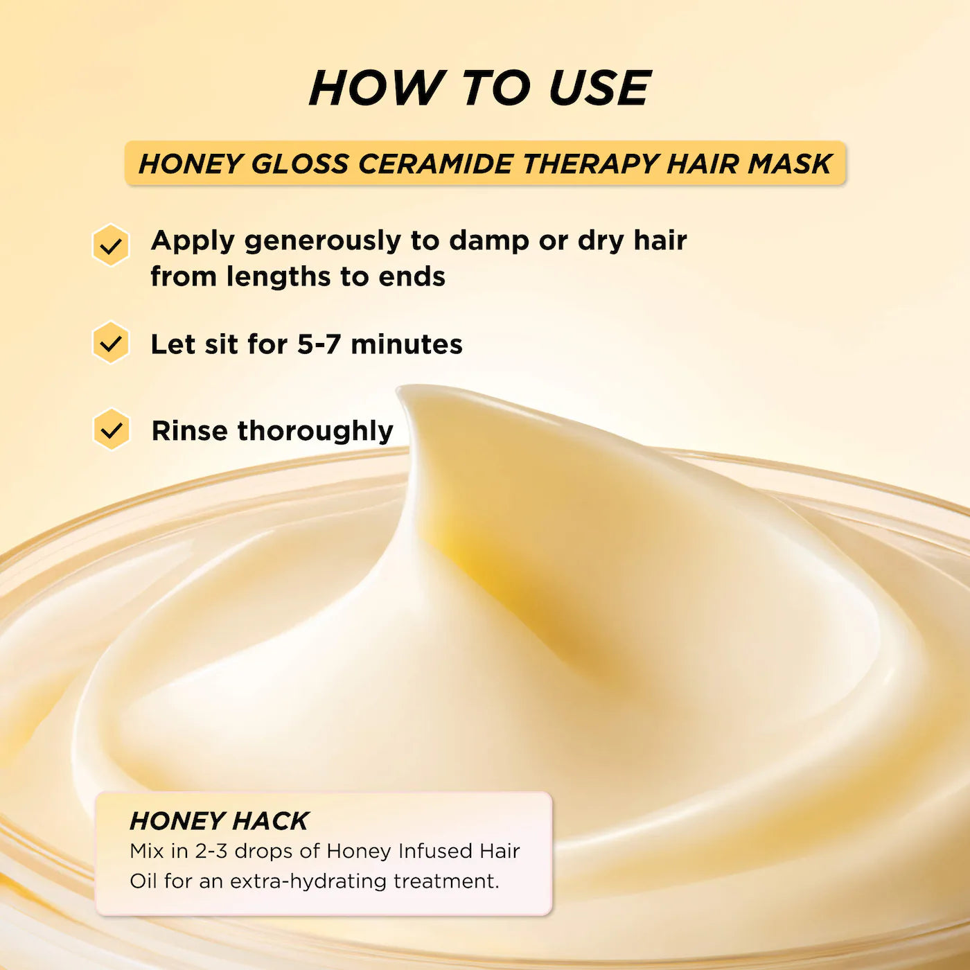 *PREORDEN: Honey Gloss Ceramide Therapy Hydrating Hair Mask Duo - Gisou / Set 2 pzas mascarilla para cabello hidratante