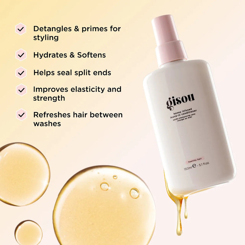 *PREORDEN: Gisou Honey Infused Leave-In Conditioner - Gisou / Acondicionador sin enjuage