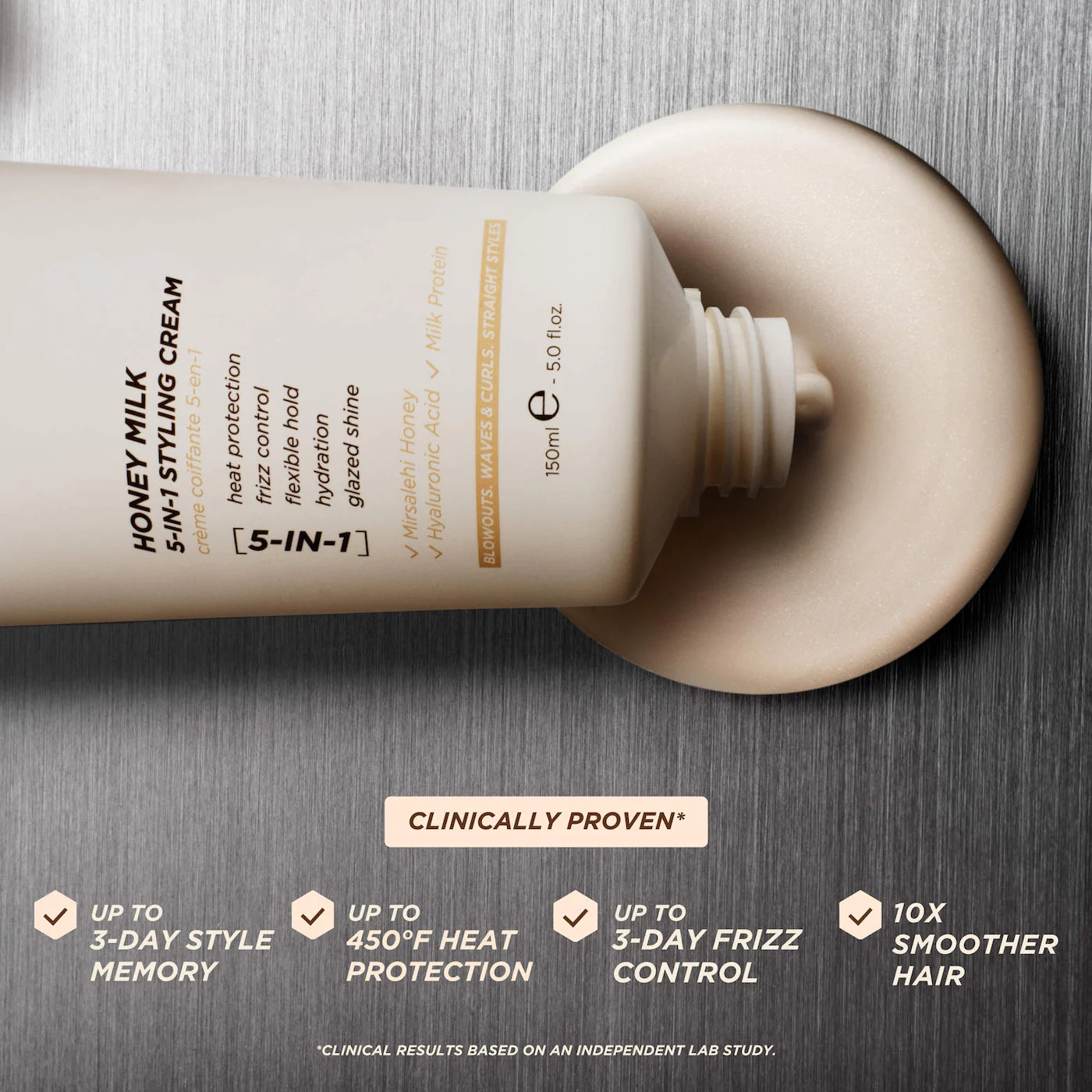 *PREORDEN: Honey Milk 5-in-1 Styling Cream - Gisou / Crema hidratante antifrizz con protección al calor