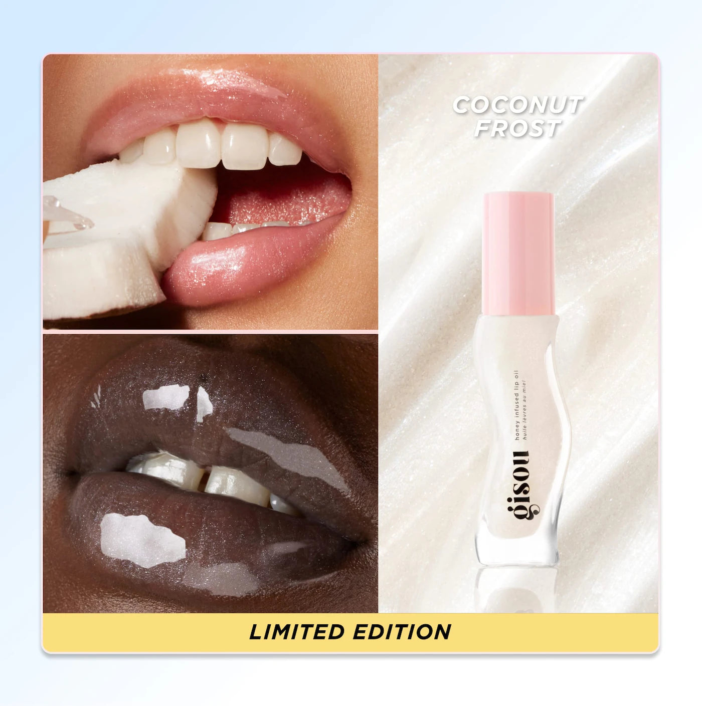 Honey Infused Hydrating Lip Oil - Gisou / Tratamiento nutritivo de labios