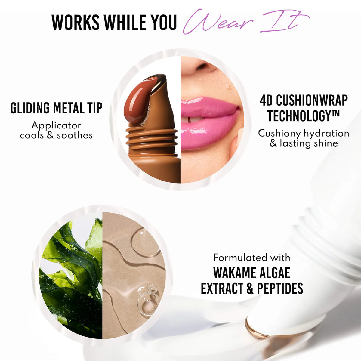 *PREORDEN: GlossWork 4D Ultra Shine Plumping Lip Gloss - Danessa Myricks Beauty / Brillo hidratante voluminizador