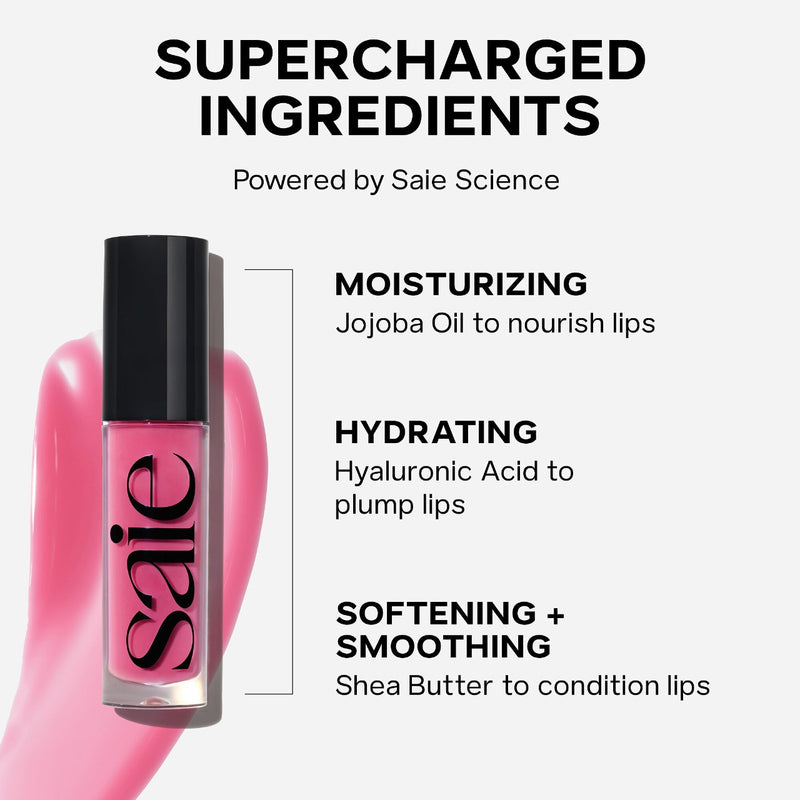 Glossybounce™ High-Shine Hydrating Lip Gloss Oil - Saie / Brillo labial