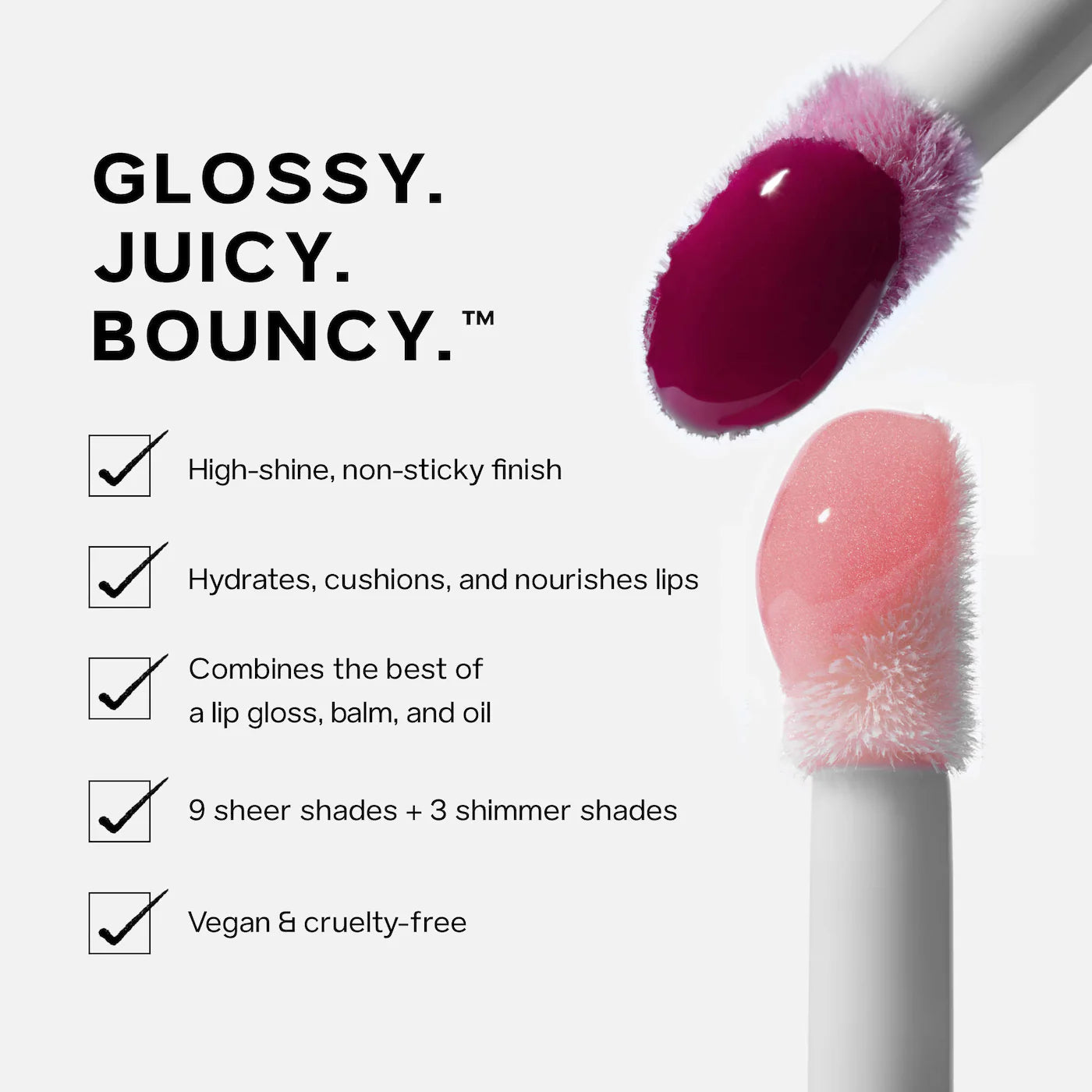 *PREORDEN: Glossybounce™ Lip Gloss-Oil Duo Gift Set - Saie / Set 2 pzas brillo labial