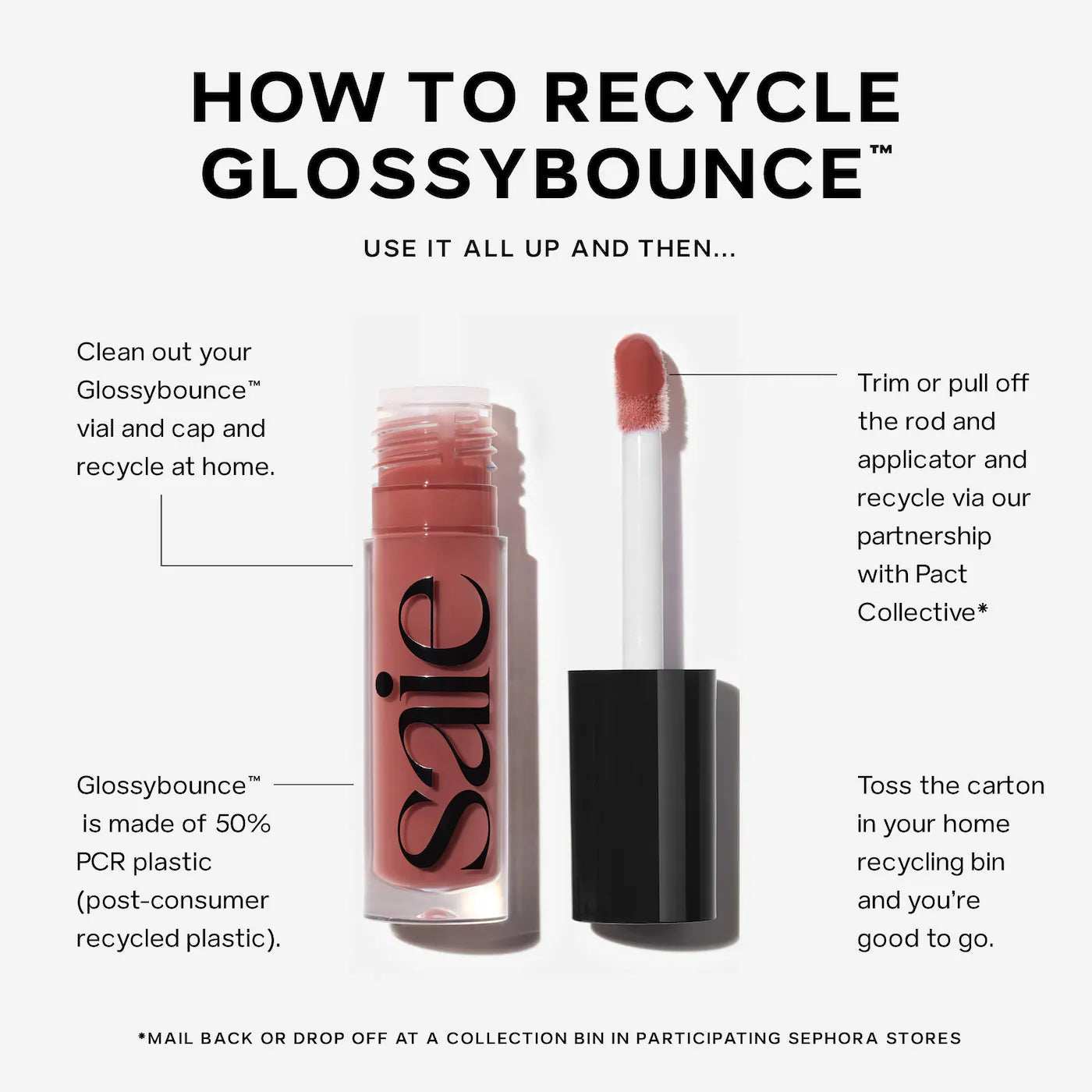*PREORDEN: Glossybounce™ Lip Gloss-Oil Duo Gift Set - Saie / Set 2 pzas brillo labial
