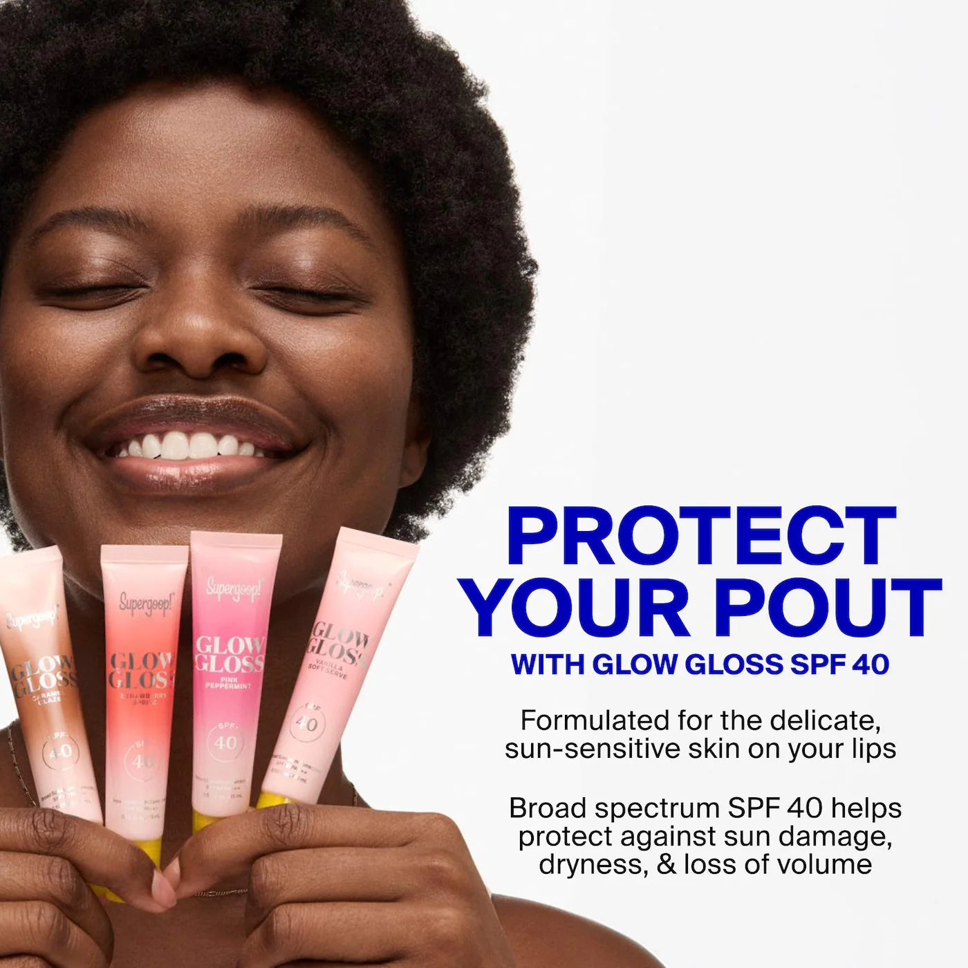*PREORDEN: Glow Gloss SPF 40 Lip Balm with Peptides and Shea Butter - Supergoop! / Bálsamo labial con SPF 40