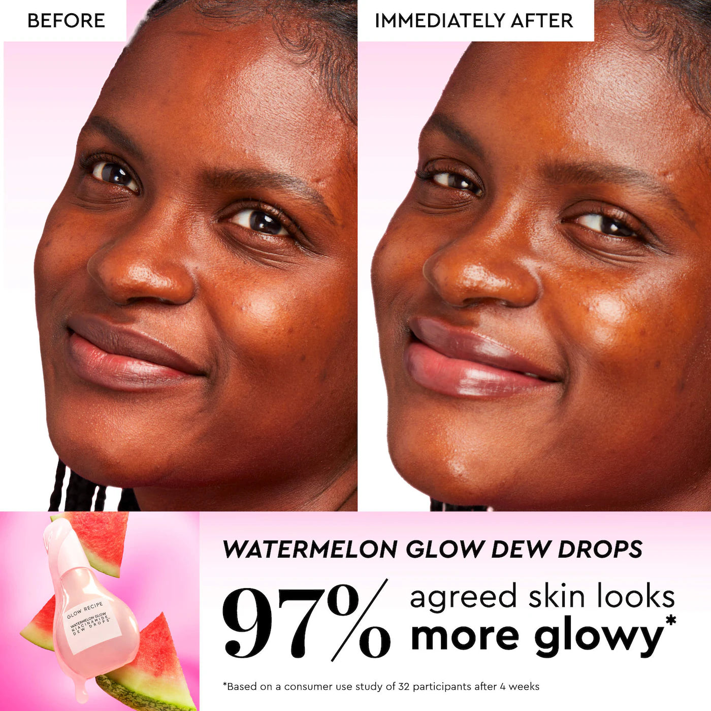 ^PREORDEN: Glow Recipe X Beautyblender Watermelon Glow Bestsellers - Glow Recipe / Set de 4 piezas para el cuidado del rostro
