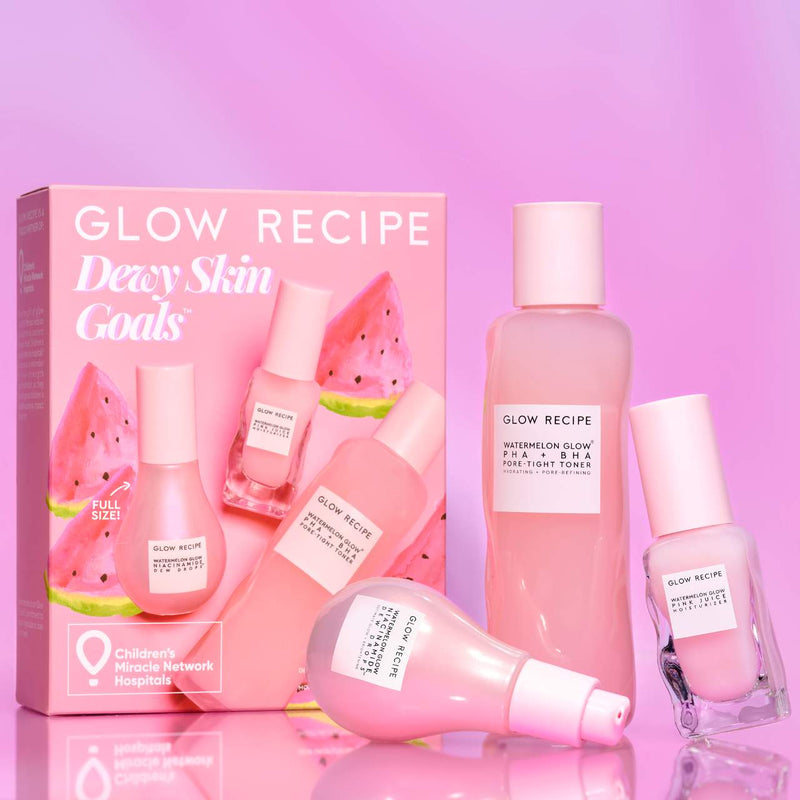 Dewy Skin Goals Kit - Glow recipe / Set 3 pzas piel luminosa