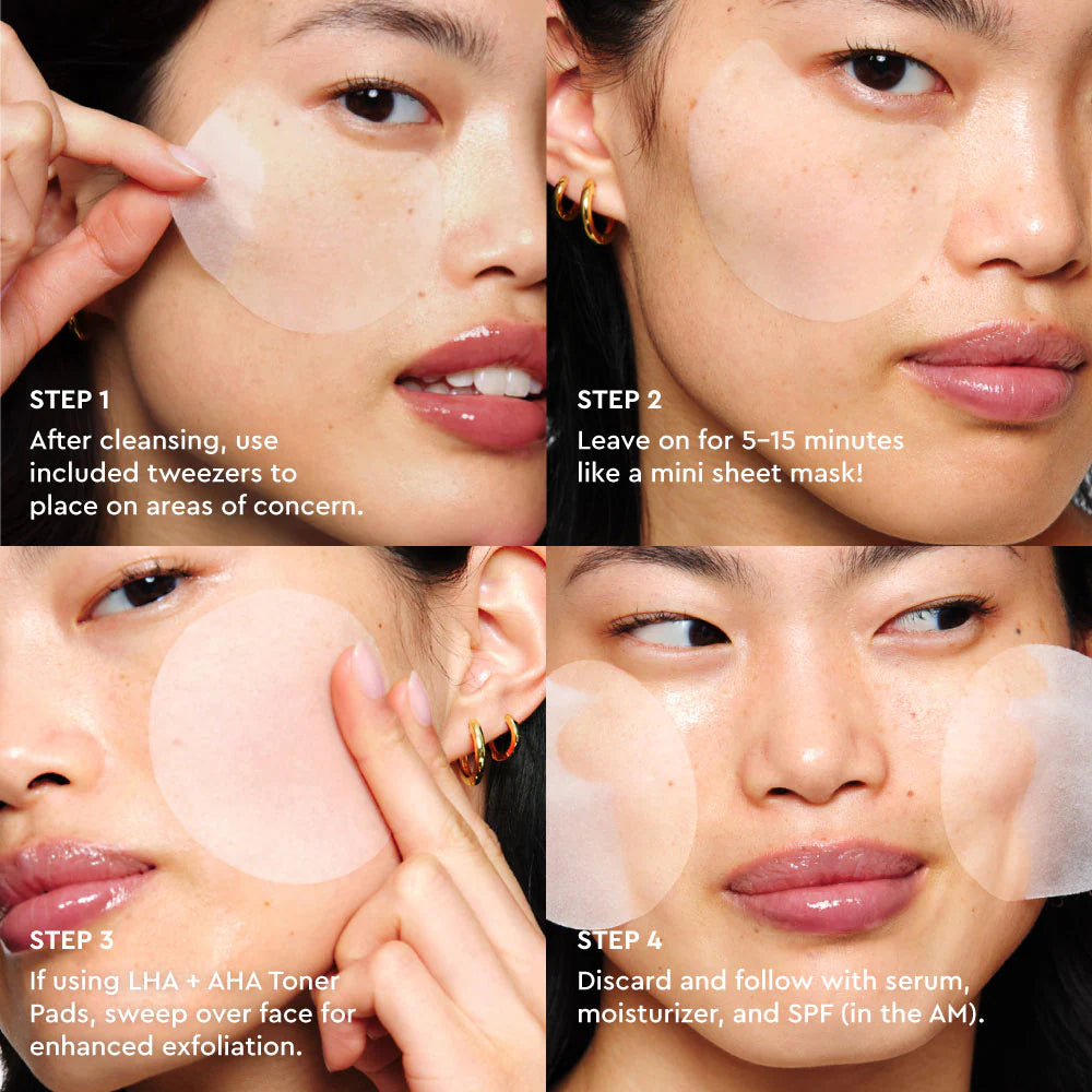 *PREORDEN: Korean Toner Pad Skin Care Kit for Pores, Dark Spots, and Skin Barrier Repair - Glow Recipe / Set de cuidado facial coreano