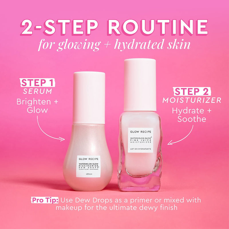 Glow Recipe x Barbie Watermelon Glow Hydration Kit - Glow recipe / Set de niacinamida y crema