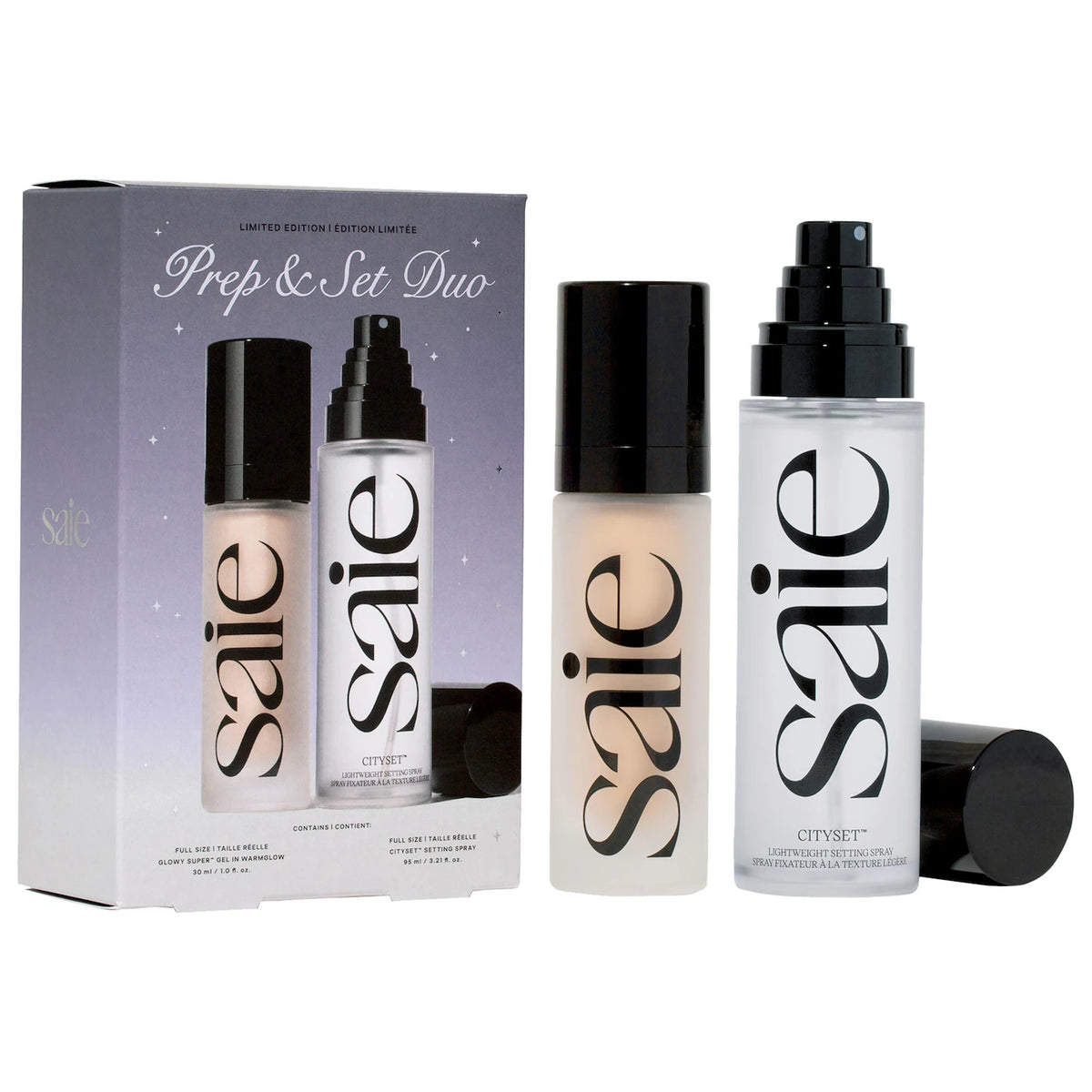*PREORDEN: Glowy Super™ Gel & CitySet™ Gift Set - Saie / Set de makeup