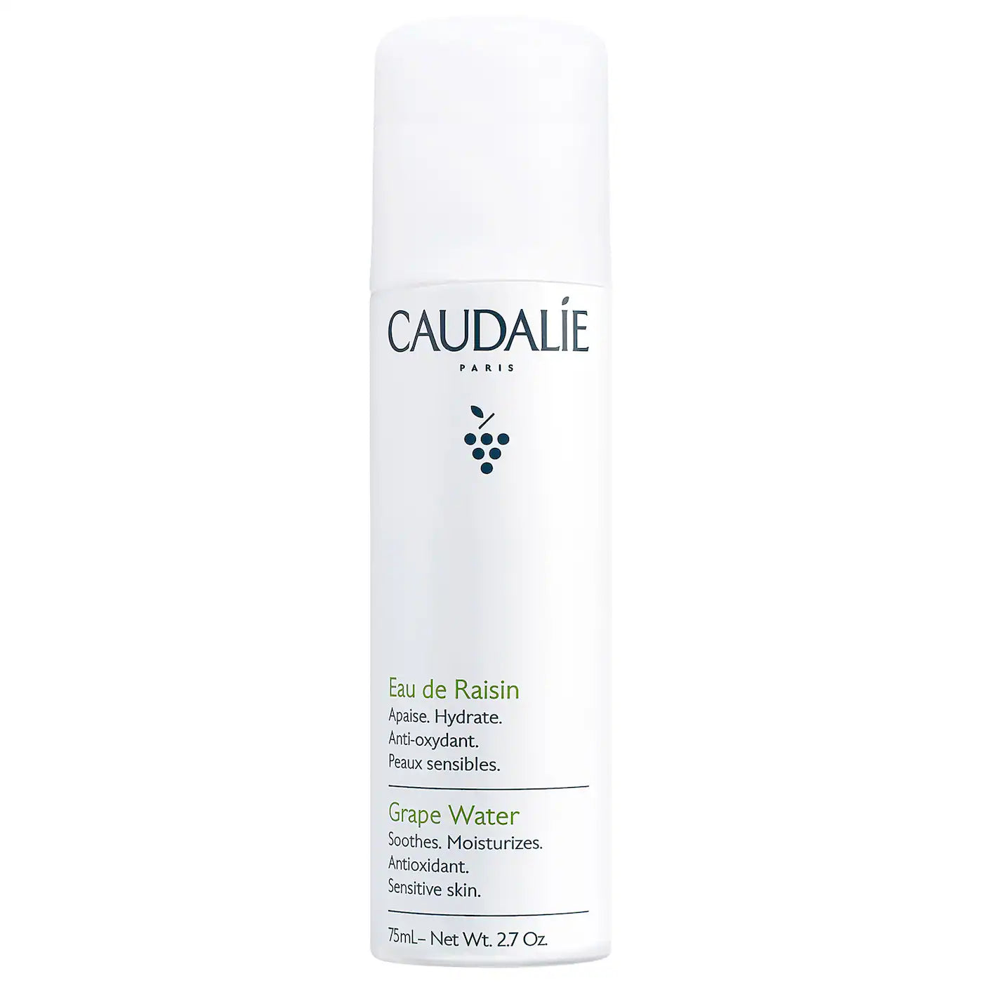 *PREORDEN: Grape Water Moisturizing Face Mist - Caudalie / Bruma facial calmante e hidratante