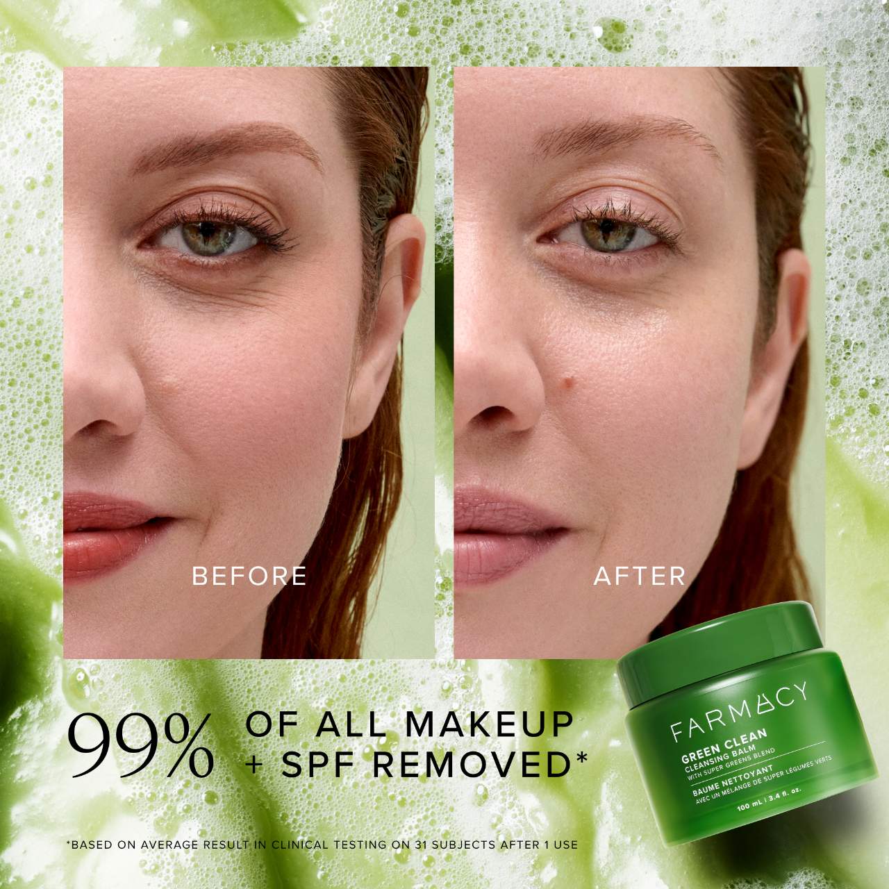 *PREORDEN: Green Clean Makeup Removing Cleansing Balm - Farmacy / Balsamo desmaquillante