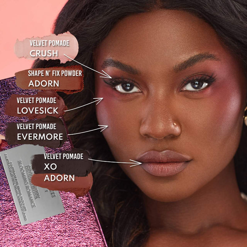 *PREORDEN: Groundwork: Blooming Romance - Palette For Eyes, Brows, Face & Lips - Danessa Myricks Beauty / Paleta multiuso para rostro completo