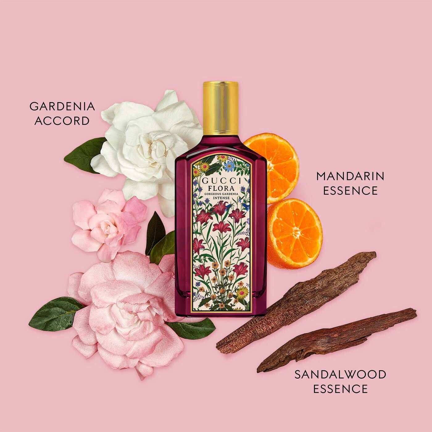 *SIN CAJA* MINI Flora Gorgeous Gardenia Eau de Parfum Intense with Sandalwood and White Florals 5ml - Gucci