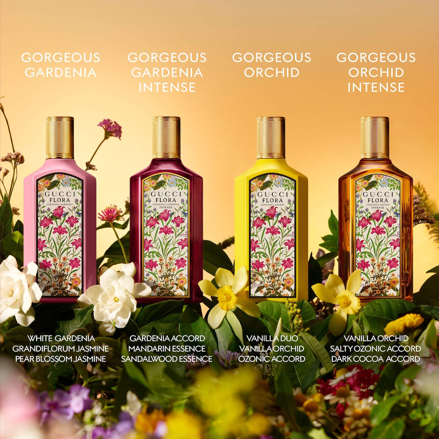 *SIN CAJA* MINI Flora Gorgeous Gardenia Eau de Parfum Intense with Sandalwood and White Florals 5ml - Gucci