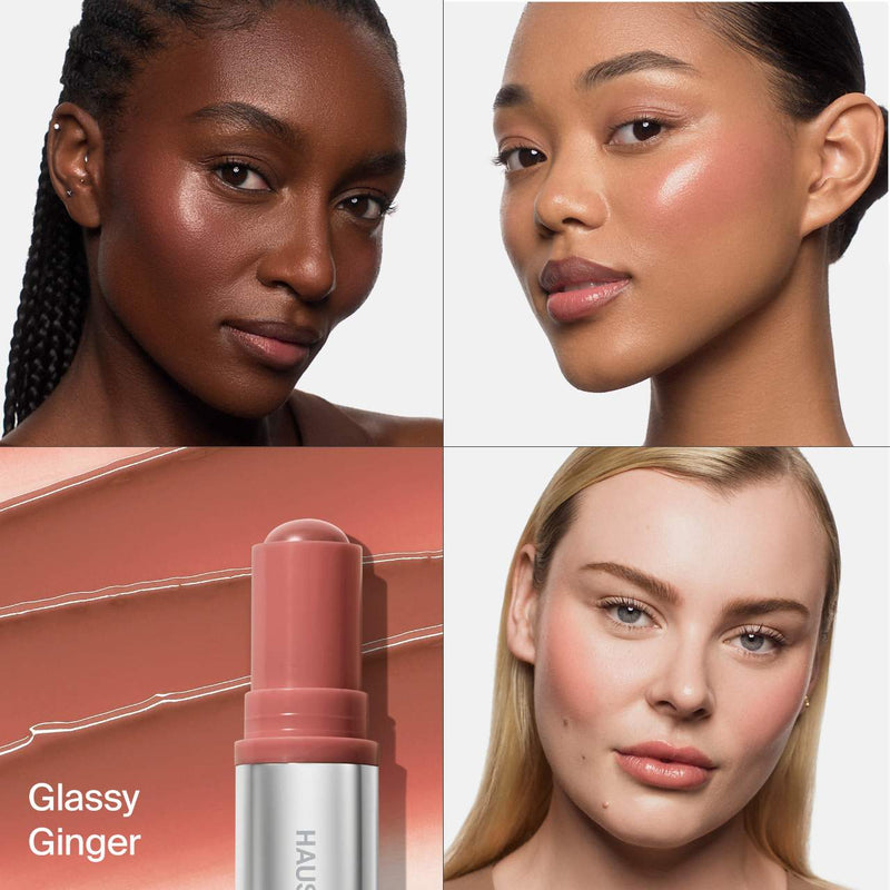 Color Fuse Longwear Hydrating Glassy Lip + Cheek Blush Balm Stick - HAUS LABS BY LADY GAGA / Rubor en crema