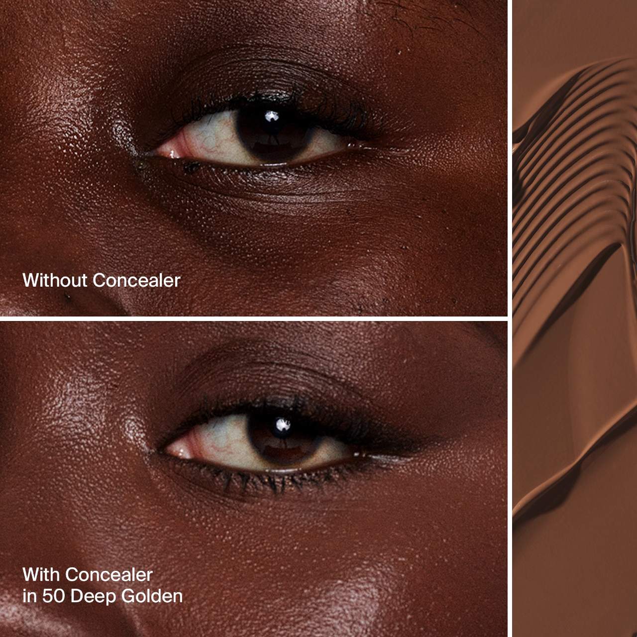 TONO: 50 Deep Golden - Triclone Skin Tech Hydrating Concealer with Fermented Arnica - Haus Labs / Corrector hidratante de larga duración (Copia)