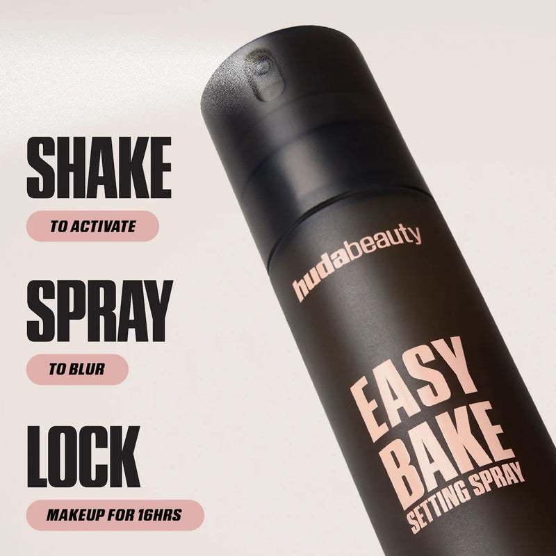 Easy Bake Blurring Setting Spray with 16-Hour Wear - HUDA BEAUTY / Spray fijador de maquillaje