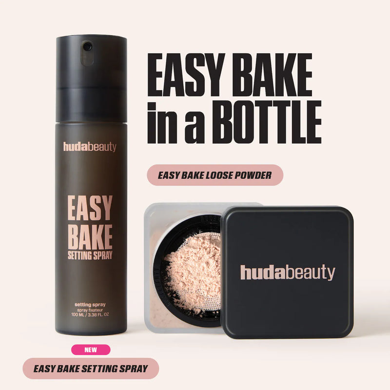 Easy Bake Blurring Setting Spray with 16-Hour Wear - HUDA BEAUTY / Spray fijador de maquillaje