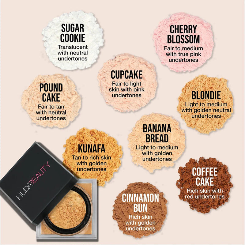 Easy Bake Loose Baking & Setting Powder - HUDA BEAUTY / Polvo suelto fijador