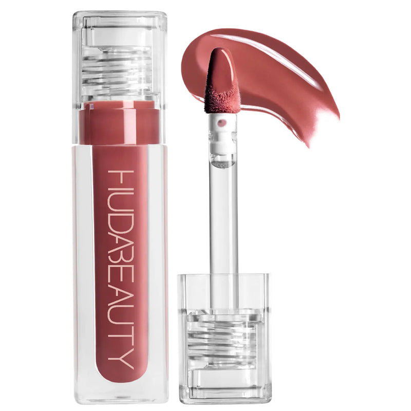 *PREORDEN: Faux Filler Shiny Non-Sticky Lip Gloss - HUDA BEAUTY / Brillo labial hidratante