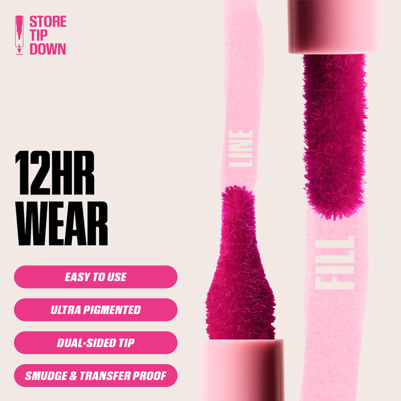 *PREORDEN: Lip Contour Lip Stain for 12-Hour Wear - HUDA BEAUTY / Delineador labial de larga duración