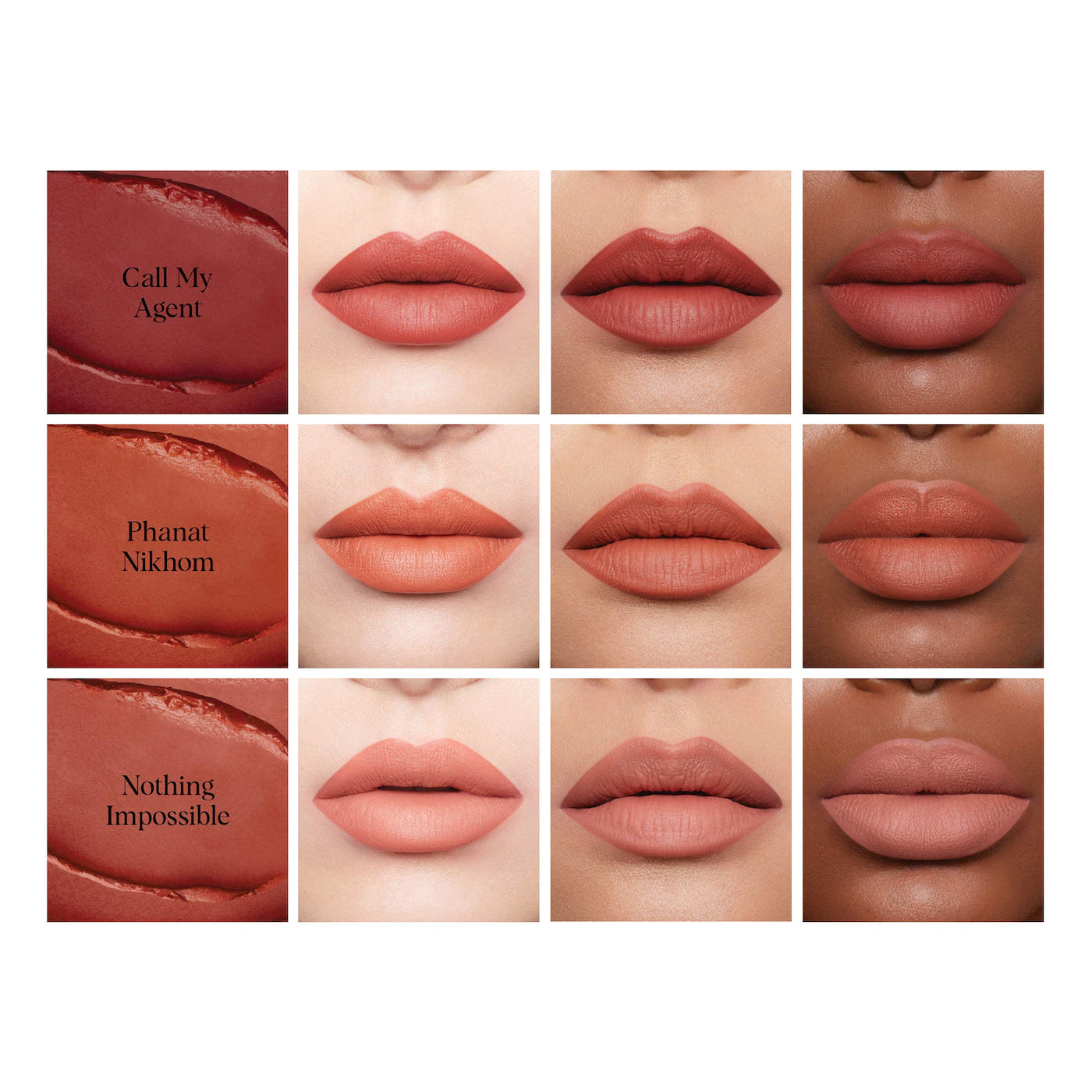 *PREORDEN: Creamy Matte Longwear Lipstick with Hyaluronic Acid - HUNG VANNGO BEAUTY / Labial mate