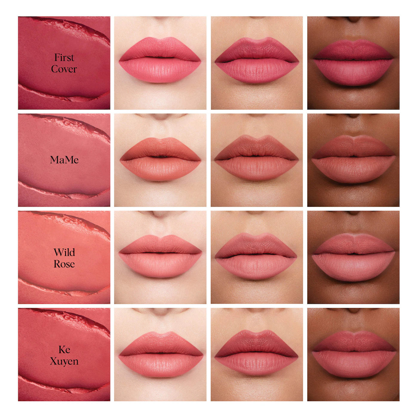 *PREORDEN: Creamy Matte Longwear Lipstick with Hyaluronic Acid - HUNG VANNGO BEAUTY / Labial mate
