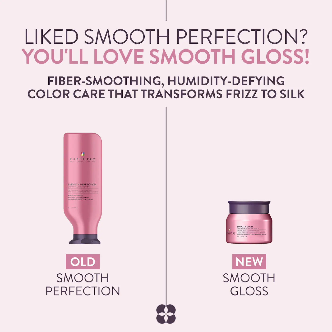 *PREORDEN: Smooth Gloss Hair Mask for Frizz Control & Hair Shine - Pureology / Mascarilla capilar para controlar el frizz