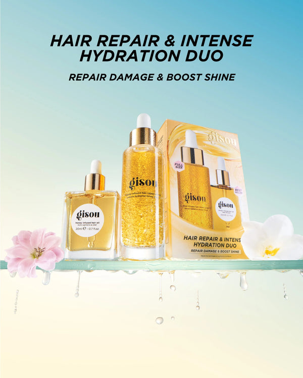 *PREORDEN: Hair Repair & Intense Hydration Duo - Gisou / Set 2 pzas cabello hidratado ED. LIMITADA