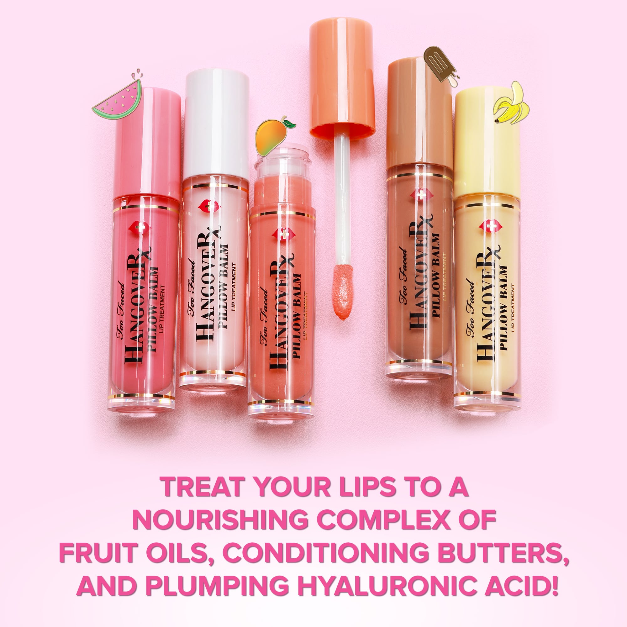 Hangover Pillow Balm Ultra-Hydrating Lip Balm WATERMELON KISS - Too Faced / Bálsamo hidratante