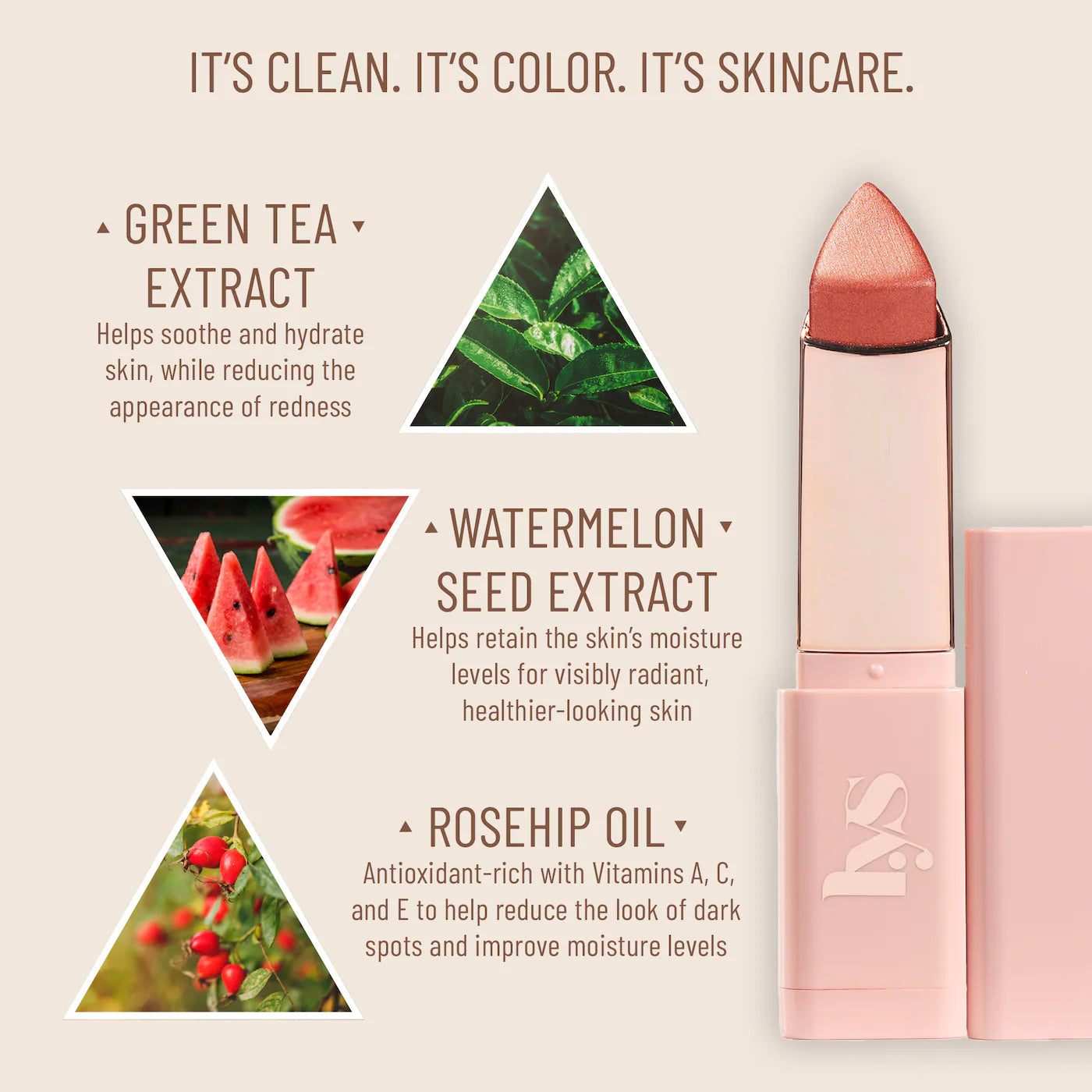 Higher Standard Cream Glow Blush Sticks - LYS Beauty / Rubor en barra fácil de difuminar