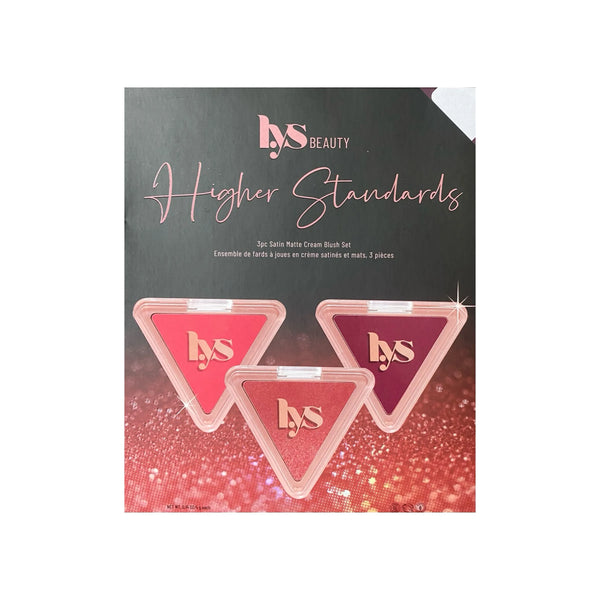 Higher Standard Deluxe Cream Blush Trio - LYS Beauty / Set 3 pzas rubor e iluminador en crema