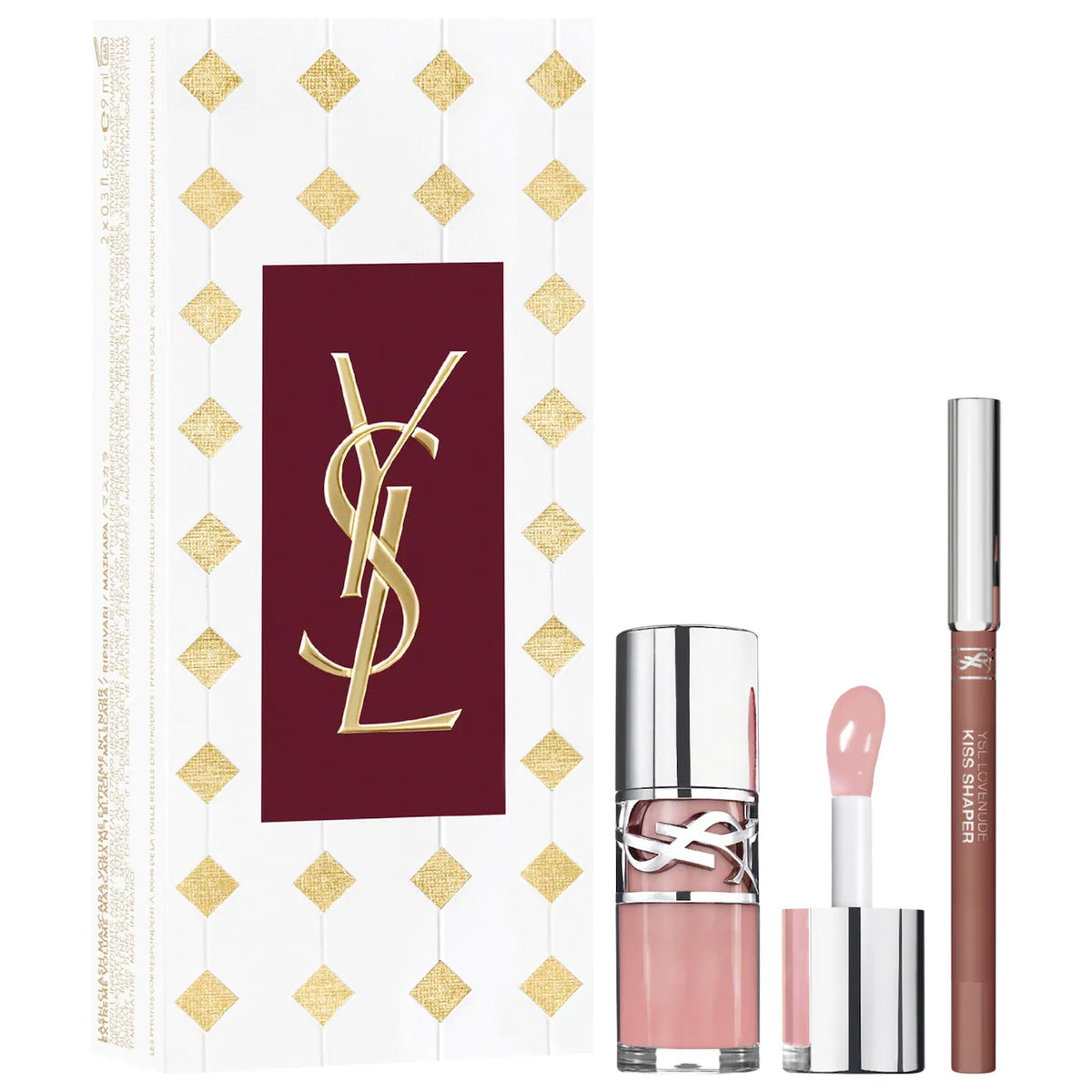 YSL Loveshine Plumping Lip Oil Gloss & Mini Lip Liner Holiday Gift Set - Yves Saint Laurent / Set para labios