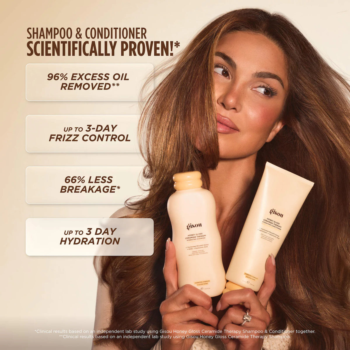 *PREORDEN: Honey Gloss Hair Therapy Set - Gisou / Set de cuidado del cabello