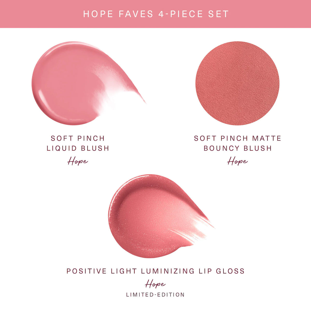 *PREORDEN: Hope Faves 4-Piece Makeup Gift Set - Rare Beauty by Selena Gomez / Set de maquillaje