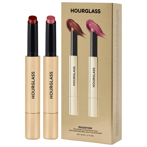 Phantom Volumizing Glossy Lip Balm Duo - Hourglass / Set 2 pzas balsamo labial rellenador