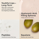 *PREORDEN: Hyaluronic Acid + Peptide Lip Treatment Booster - Paula’s Choice / Rellenador de labios con acido hialurónico y péptidos