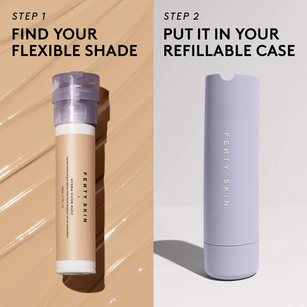 *PREORDEN: Hydra Vizor Huez Tinted Moisturizer Broad Spectrum Mineral Spf 30 Sunscreen - Fenty Skin / Protector solar con color