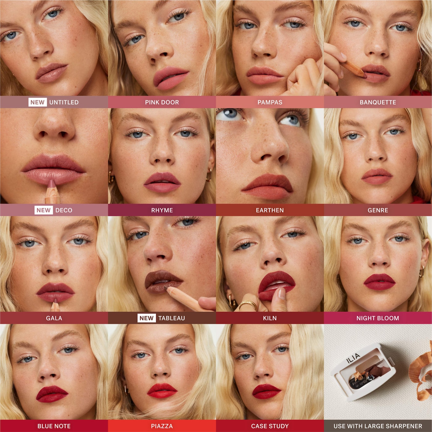 *PREORDEN: Lip Sketch Hydrating Lipstick + Lip Liner Crayon - ILIA / Lapiz labial