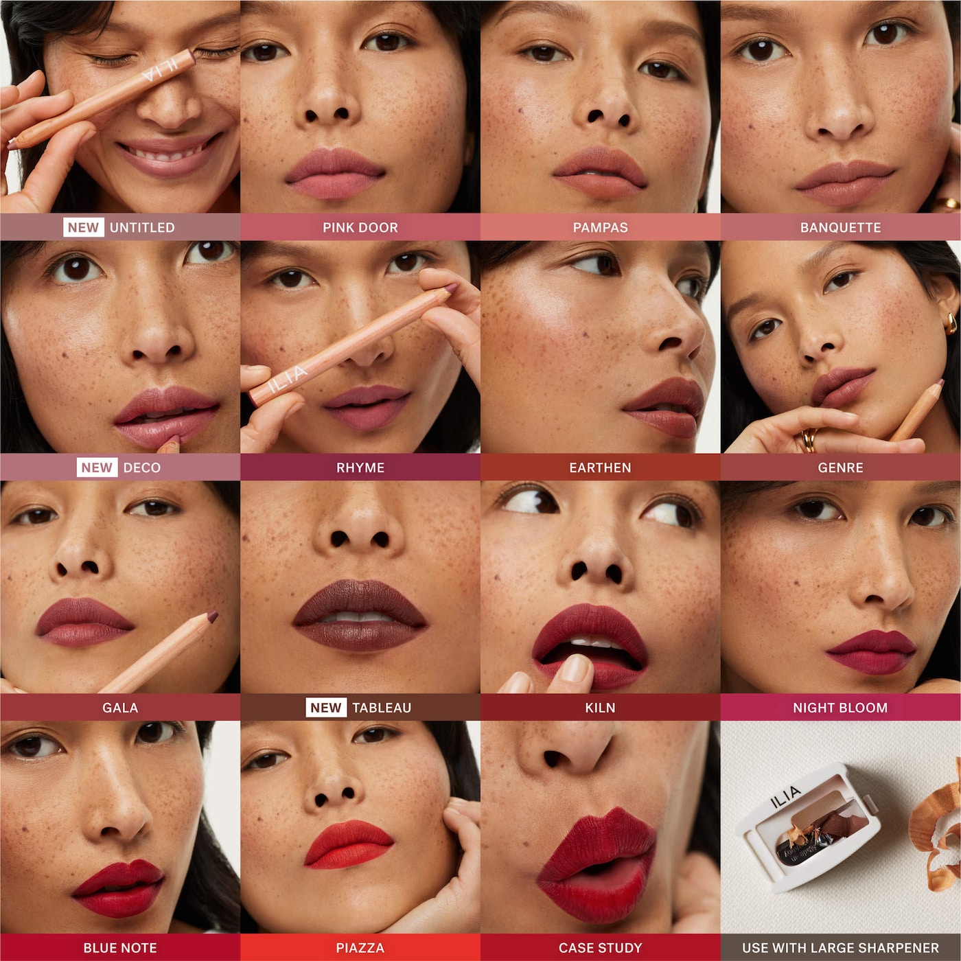 *PREORDEN: Lip Sketch Hydrating Lipstick + Lip Liner Crayon - ILIA / Lapiz labial