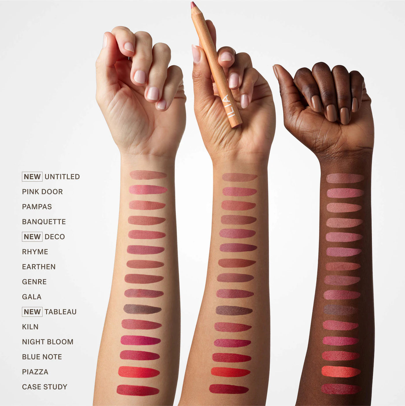 *PREORDEN: Lip Sketch Hydrating Lipstick + Lip Liner Crayon - ILIA / Lapiz labial