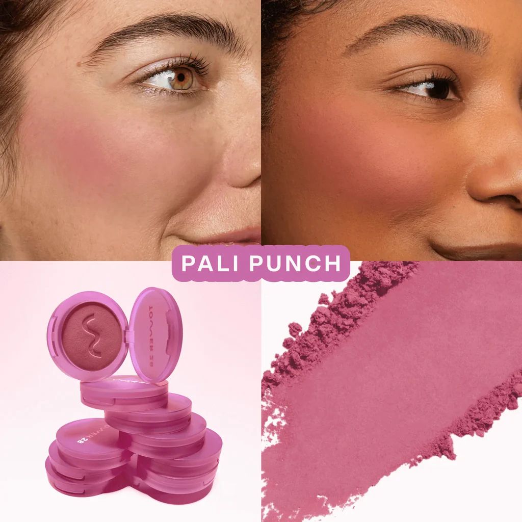 The Birthday Bundle - Tower 28 Beauty / Set 3 pzas labios y mejillas + Bolsa