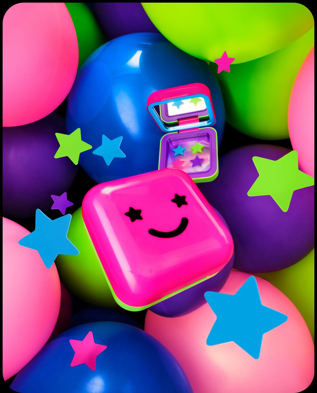 Hydro Stars Party Pack Compact (32 estrellas) - Starface / Parches para granitos con estuche