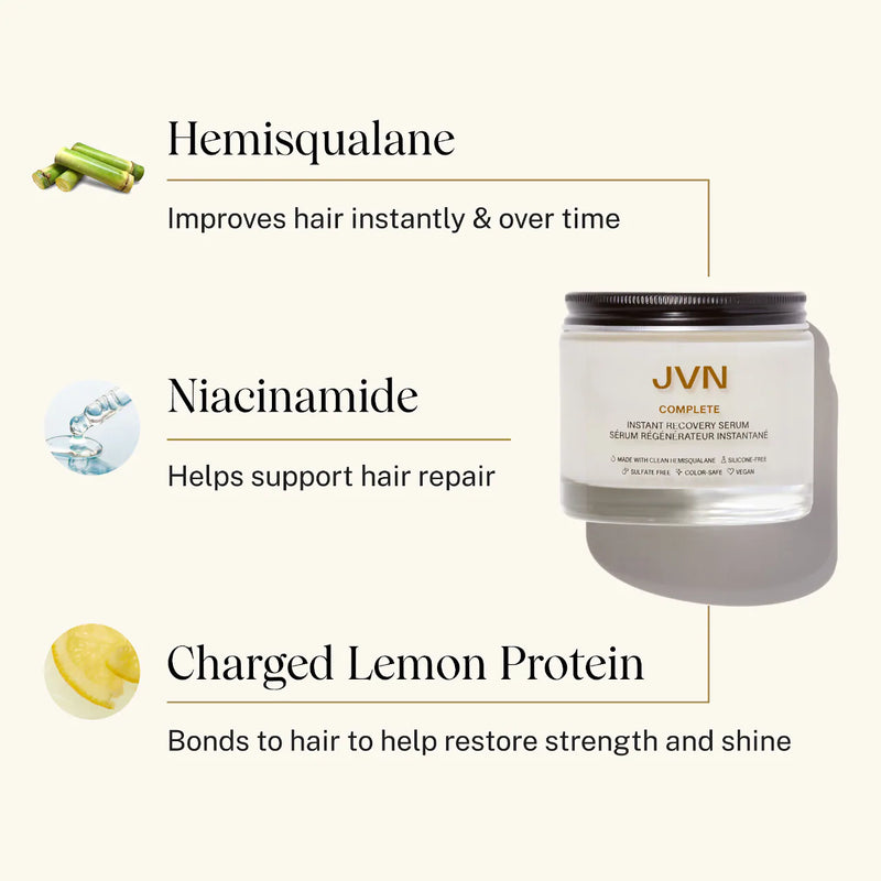 Complete Instant Recovery Heat Protectant Leave-In Serum - JVN / Tratamiento reparador