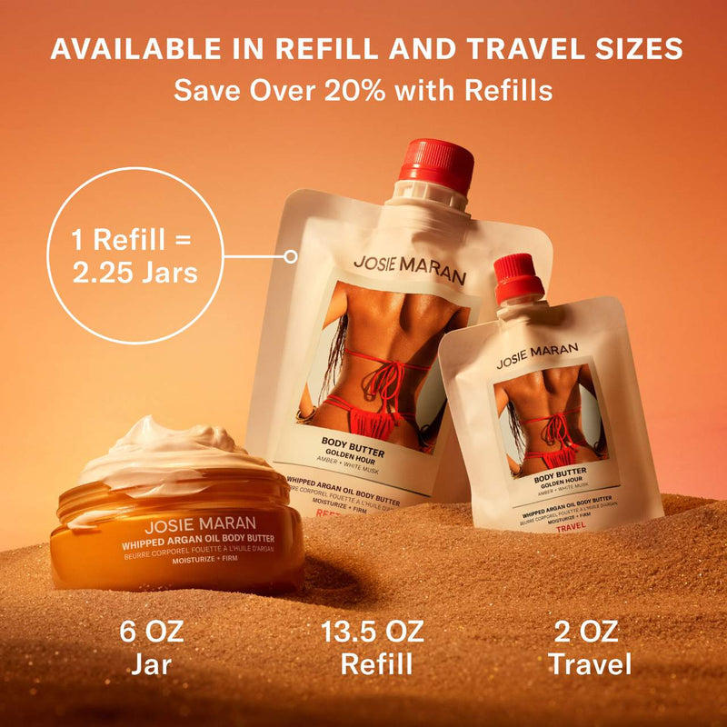 *PREORDEN: Golden Hour (Amber, White Musk) - Josie Maran / Hidratante corporal